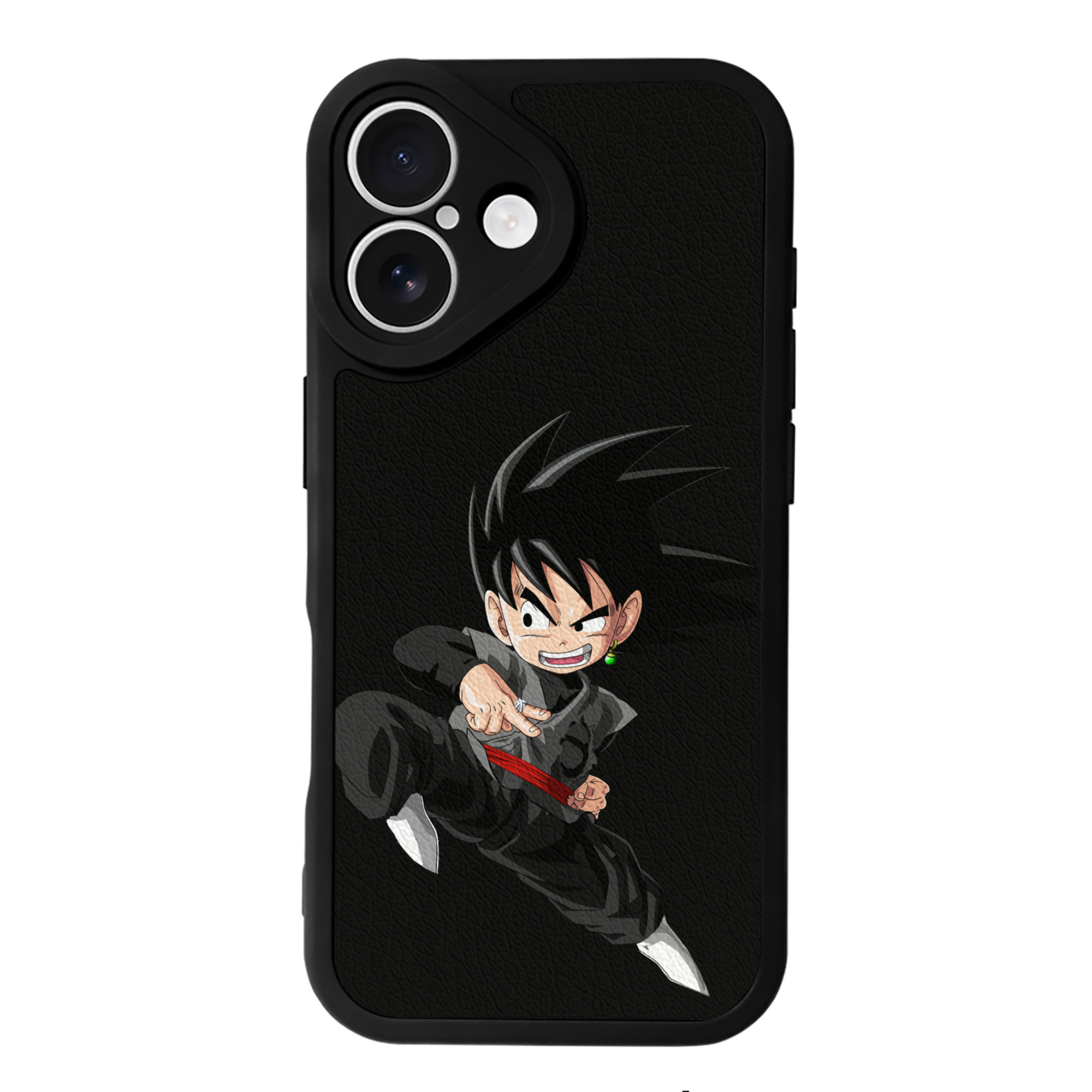（画像用） ドラゴンボール 孫悟空（そん ごくう）Son Goku カカロット DRAGON BALL Kakarotto 【iPhone 16シリーズ対応】シリコンスマホケース（レザー調） 材質：シリコン